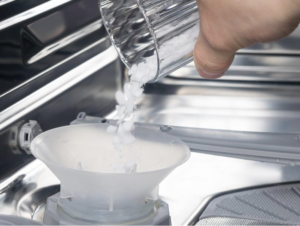 Where and how often to put salt in the dishwasher