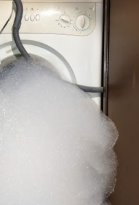 Why foam comes out of the washing machine