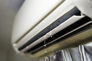 Why is the air conditioner dripping inside?